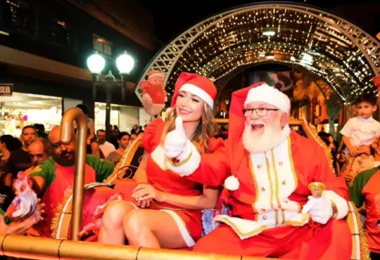 Papai Noel Chega Nesta Sexta ao Centro de Bauru com Atrações Natalinas Imperdíveis